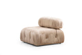 Banken - Modulaire bank 3 - zits Bubble velvet beige - Dimehouse