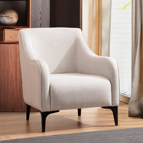 Sillón rural moderno tejido beige Belissimo
