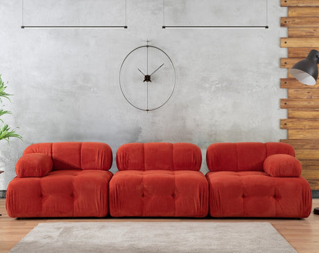 Modular Bank 3-Seeater Doblo Red