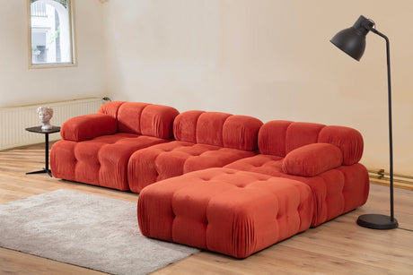 Modular Bank 3 plazas con Hocker Doblo Red