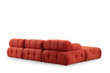 Banken - Modulaire bank 3 - zits met hocker Doblo rood - Dimehouse