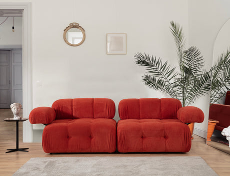 Banken - Modulaire bank 2 - zits Doblo rood - Dimehouse