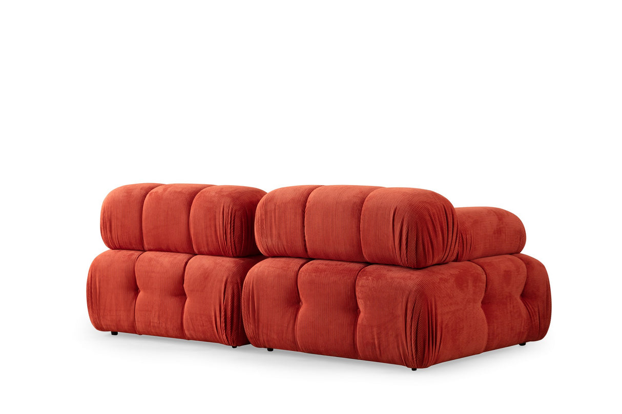Banken - Modulaire bank 2 - zits Doblo rood - Dimehouse