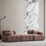 Banken - Modulaire bank 2 - zits met hocker Doblo cappuccino - Dimehouse