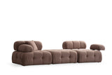 Banken - Modulaire bank 2 - zits met hocker Doblo cappuccino - Dimehouse