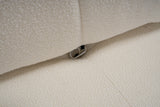 Banken - Modulaire XXL hoekbank Bubble met hocker - bouclé wit - Dimehouse