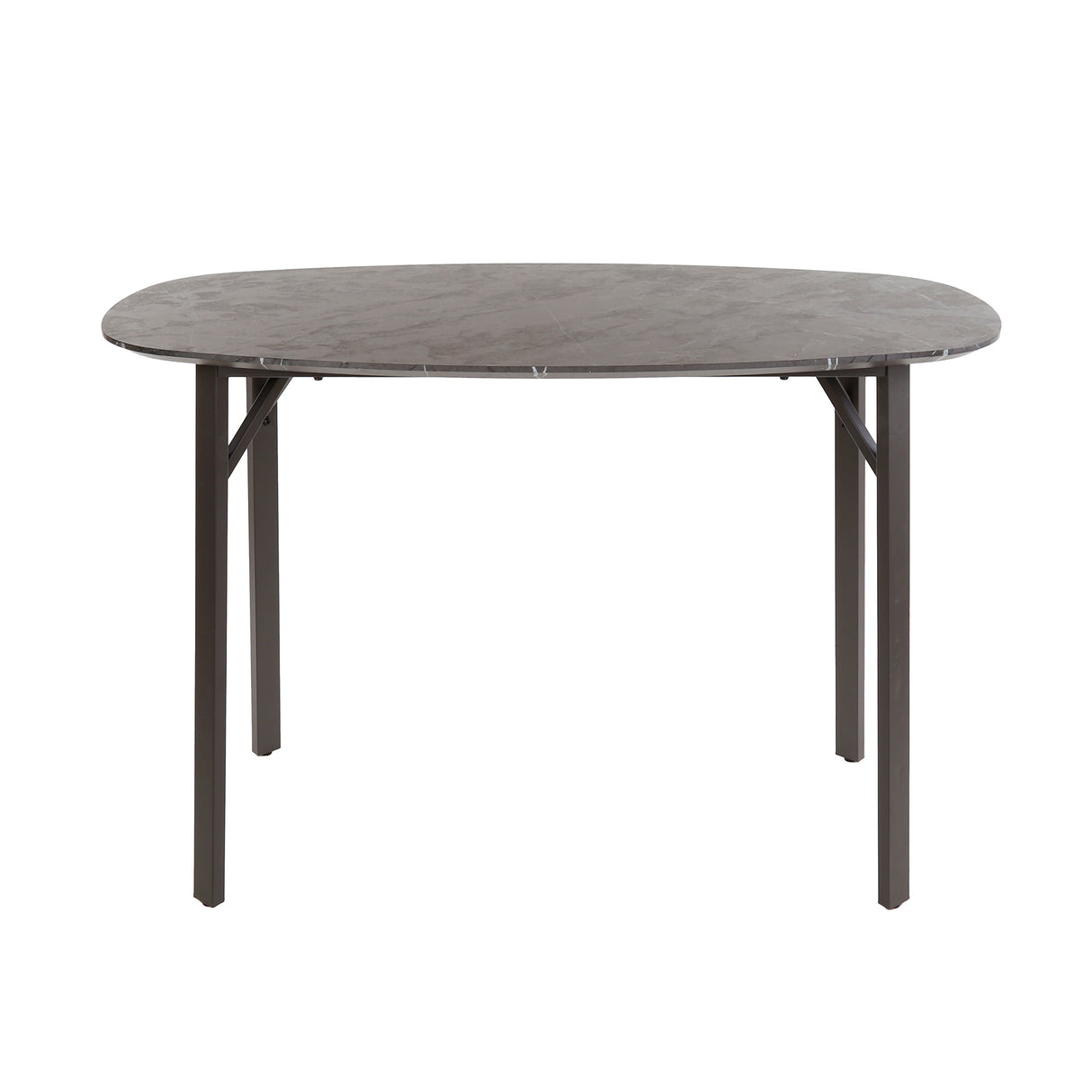 Bartafels - Deens Ovaal Bartafel Jade 140 cm Zwart Keramiek Look - Dimehouse