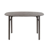 Bartafels - Deens Ovaal Bartafel Jade 140 cm Zwart Keramiek Look - Dimehouse