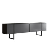 Muebles de TV Anthracite Black Melamine 180x50x30 cm