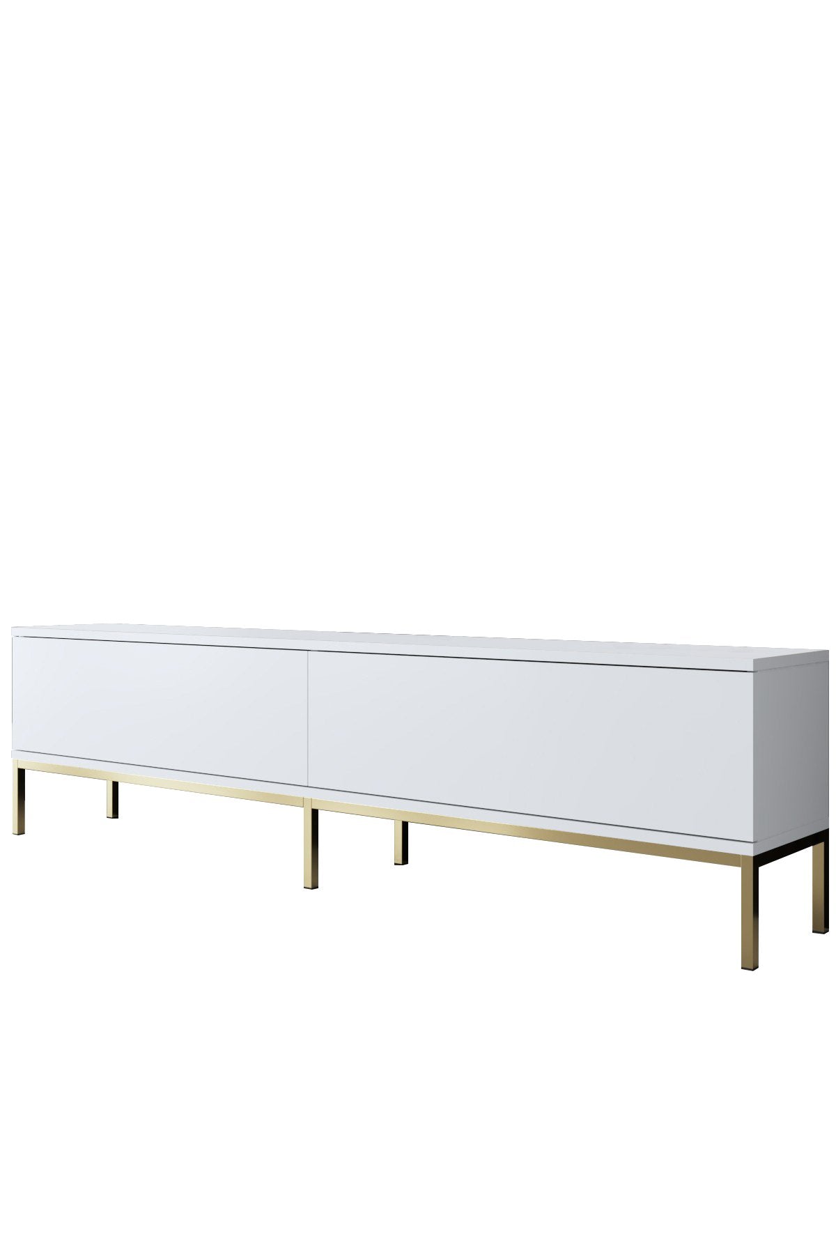 Meubelsets - Meubelset Wit Lord - Salontafel + TV Meubel + Dressoir - Gouden Frame - Dimehouse