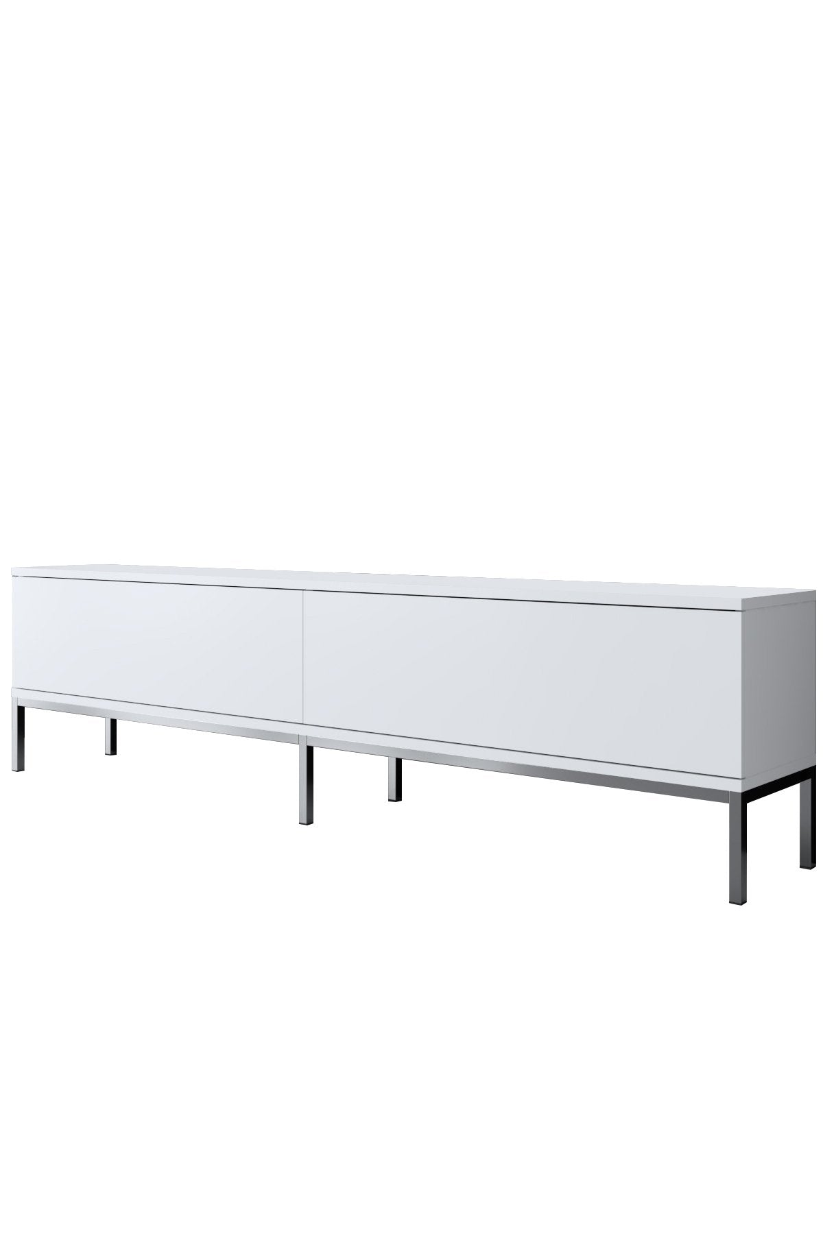 Meubelsets - Meubelset Wit Lord - Salontafel + TV Meubel + Dressoir - Zilver Frame - Dimehouse
