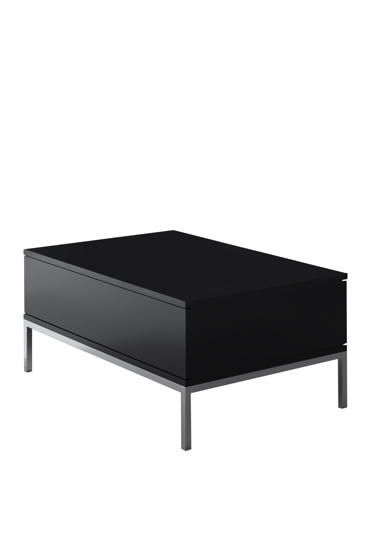 Meubelsets - Meubelset Zwart Lord - Salontafel + TV Meubel + Dressoir - Zilver Frame - Dimehouse
