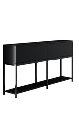 Meubelsets - Meubelset Zwart Lord - Salontafel + TV Meubel + Dressoir - Zwart Frame - Dimehouse