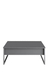 Mesa-de-centro-rectangular-de-lujo-antracita-90x60---Marco-plateado