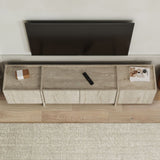 Lowen Mueble TV travertino 180 cm Madera melaminada