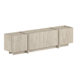 Lowen Mueble TV travertino 180 cm Madera melaminada