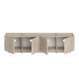 Lowen Mueble TV travertino 180 cm Madera melaminada