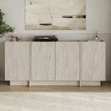 Mesa consola Dorma aspecto travertino 180 cm Madera melaminada