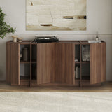 Mesa consola Dorma de nogal Milano 180 cm Compuesto de madera melaminado