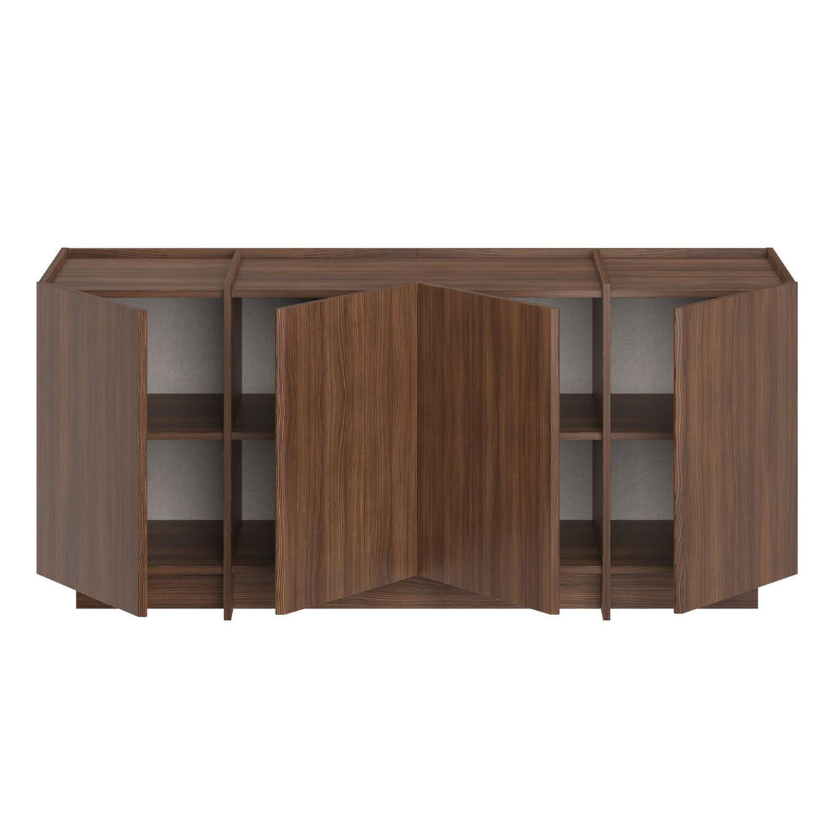 Mesa consola Dorma de nogal Milano 180 cm Compuesto de madera melaminado