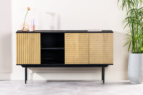 Aparador Manu Mango Wood Natural Natural 160x40x86 cm