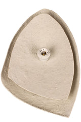 Tapa de hormigón de carbono blanco crema BK220