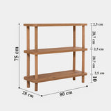Mueble de pared Step Pino Atlántico Melamina 80x75x28 cm