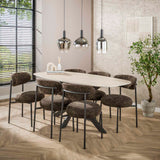 Hanglamp Nexus 3-lichts Zwart Metaal 105 cm