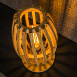 Tafellampen - Tafellamp Jalou mangohout - Dimehouse