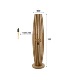Lámparas de pie - Lámpara de pie Jalou Madera de mango 1 fuente de luz - Dimehouse