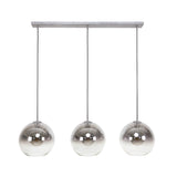 Hanglampen - Glazen hanglamp Juliette 3 - lichts smokey glass - Dimehouse