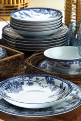 ZG24Y2420939016 Azul Blanco 100% PORCELANA