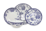 ZG24Y2420939016 Azul Blanco 100% PORCELANA