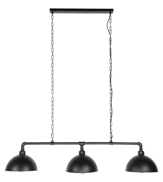 Lámpara colgante Abby DH Interior Negro L x An x Al 106x31x28 Negro Blanco foto vista frontal