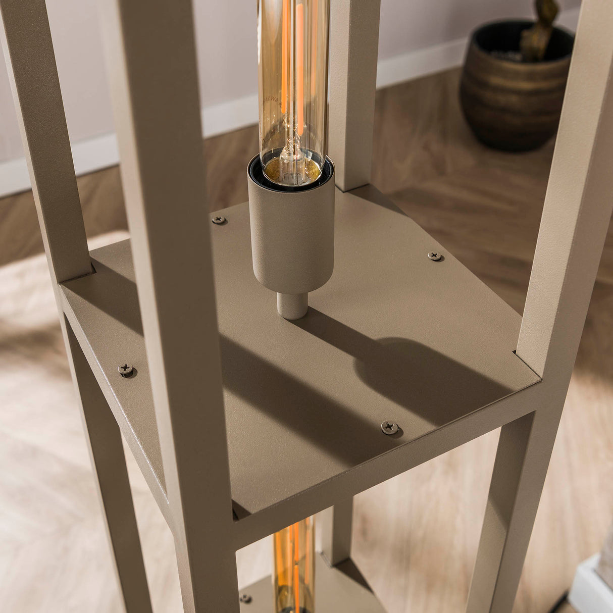 Design vloerlamp Nova 4-lichts - Beige - 160 cm