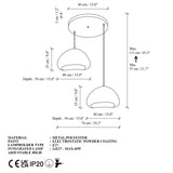 LORA-40-40-T-LUNA Tapa de Fibra de Vidrio Blanca