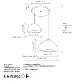 LORA-40-50-T-LUNA Tapa de Fibra de Vidrio Blanca