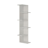 Boekenkasten - Boekenkast Saso Wit Melamine 37x141x24 cm - Dimehouse