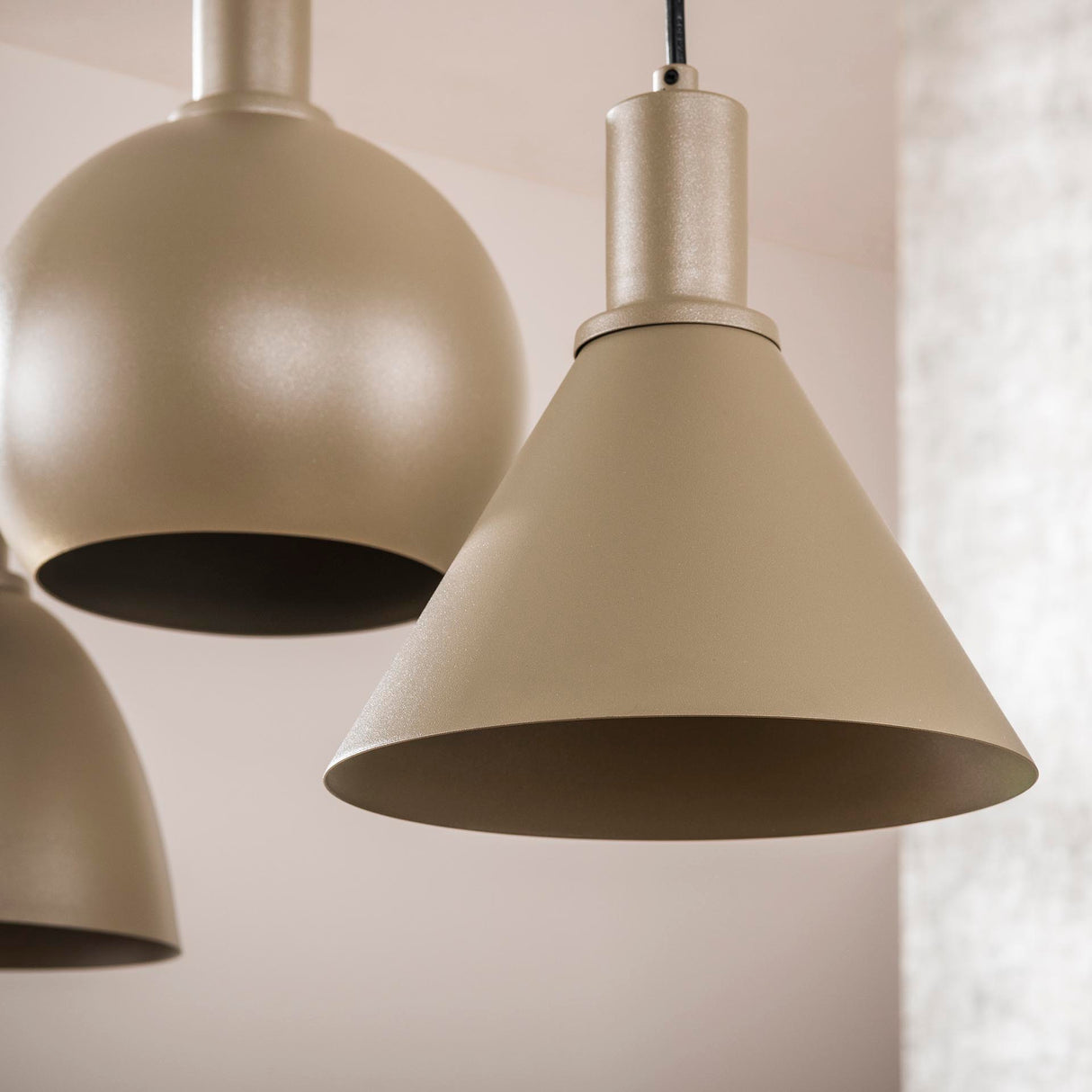 Hanglamp Nova 5-lichts - Beige - 120 cm