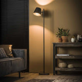 Lámpara de pie Sienna DH Interior Charcoal L x An x Al 61x32x25 Metal Foto atmosférica vista frontal diagonal