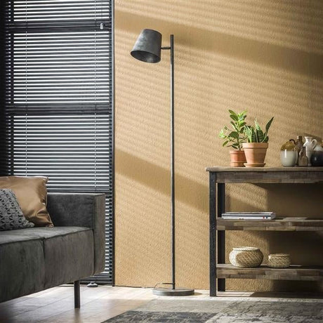 Lámpara de pie Sienna DH Interior Charcoal L x An x Al 61x32x25 Metal Foto atmosférica vista frontal diagonal