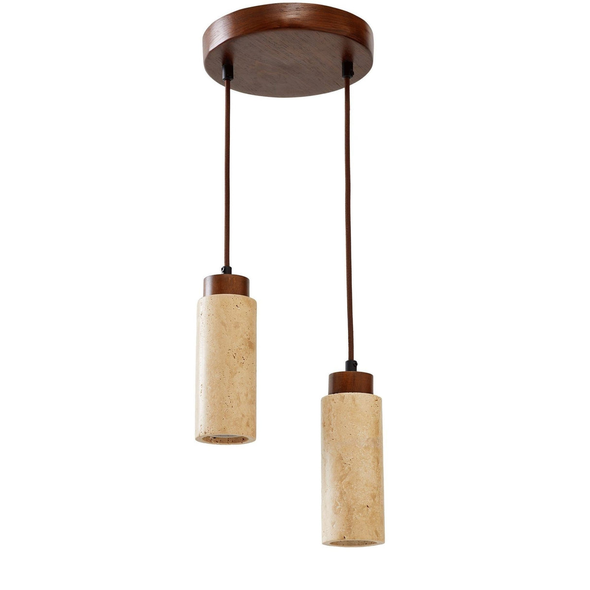 Babıl-B - Gorro de travertino de nogal beige