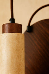 Babıl-C - Gorro de travertino de nogal beige