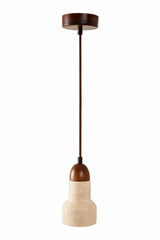 Suizo - Tapa de travertino de nogal beige