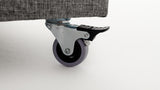 Sofá cama tela gris - XXL 280 x 210 - Derecha - Fly