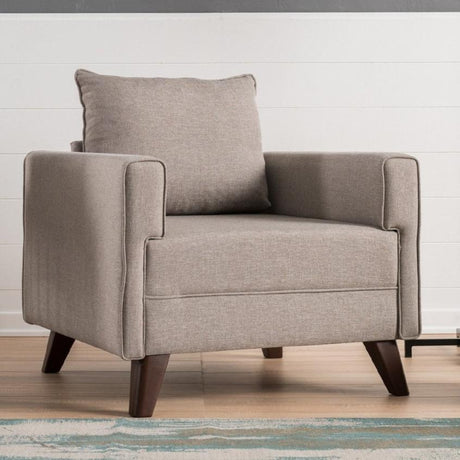 Sillón rural Tejido beige melange Bella