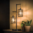 Lámparas de mesa - Lámpara de mesa industrial Spin Pizarra Gris 2 - luz - Dimehouse