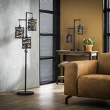 Lámpara industrial de la lámpara de mancha de metal de 3 luces gris