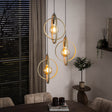Lámparas colgantes - Lámpara colgante moderna Beige Otan escalonada 3 - luces - Dimehouse