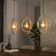 Lámparas colgantes - Lámpara colgante moderna Beige Otan 3 - luces - Dimehouse